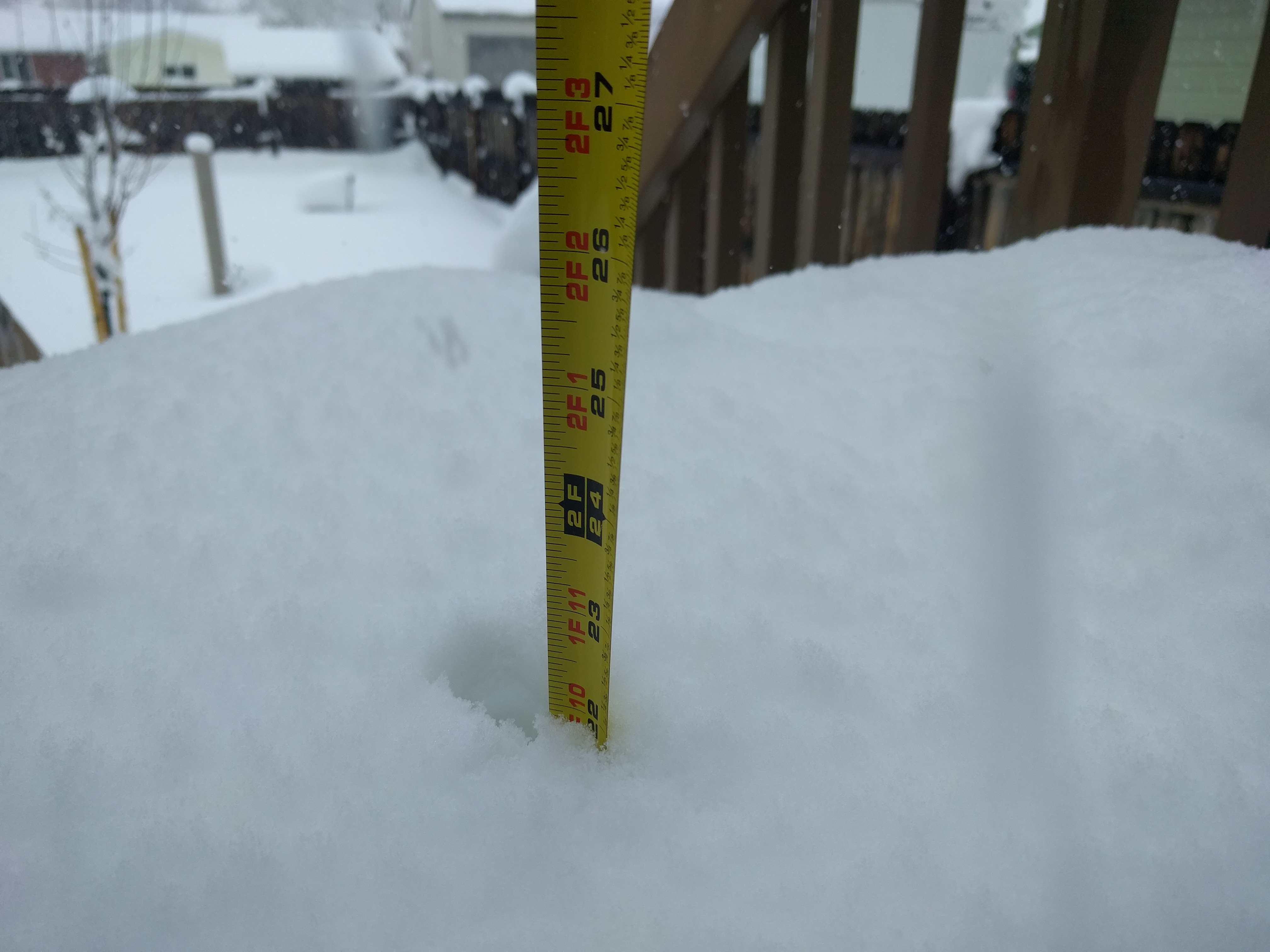 22 inches of snow