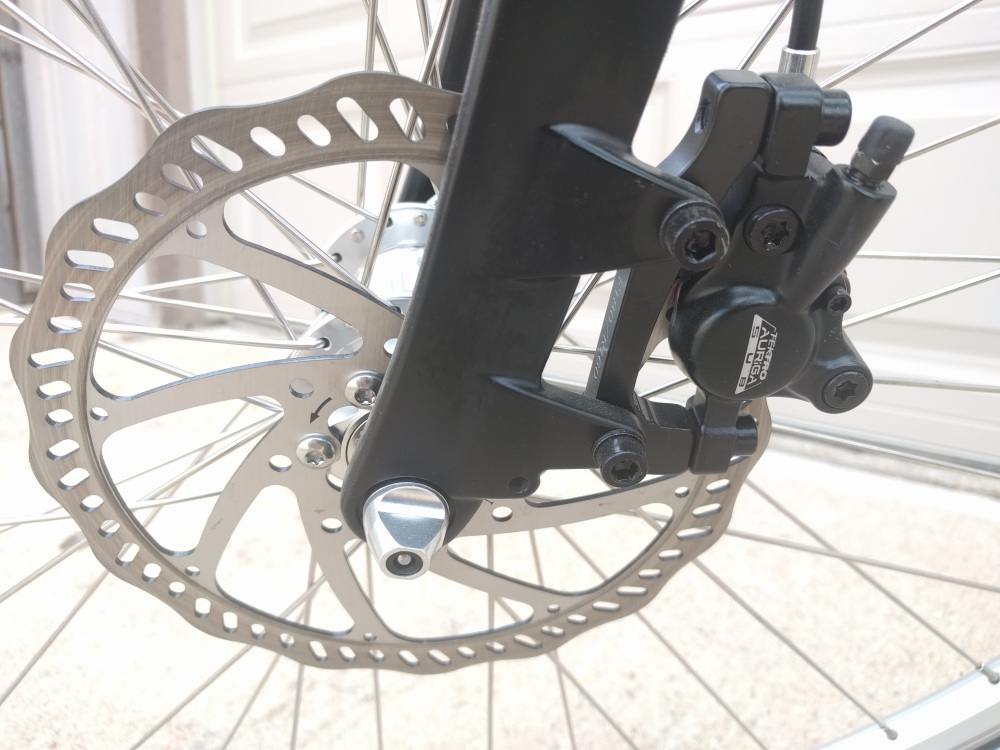 front brake closeup